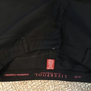 Black Liverpool stretch jeans